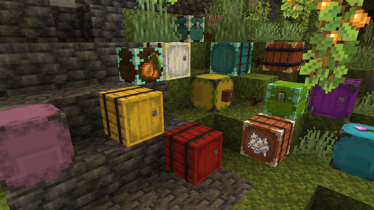 différents types de conteneurs de stockage dans Minecraft