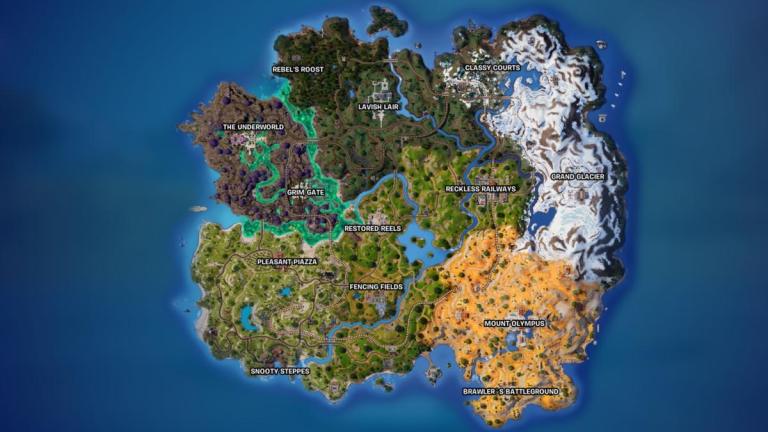 Emplacements de tous les nouveaux POI dans Fortnite Chapter 5 Season 2 (Carte)