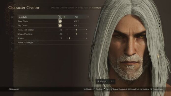 Comment créer Geralt de Riv dans la création de personnage de Dragon's Dogma 2
