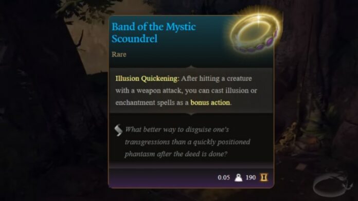 Comment obtenir le groupe du Mystic Scoundrel dans BG3
