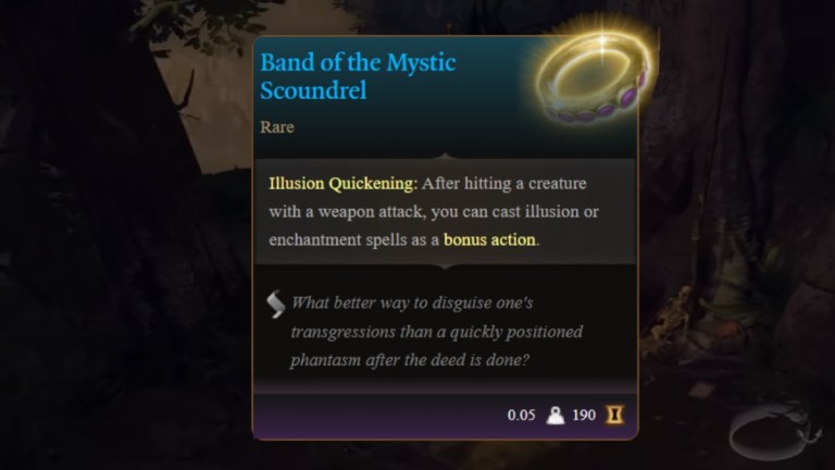 Comment obtenir le groupe du Mystic Scoundrel dans BG3