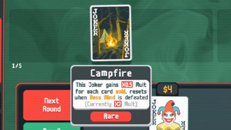 Pourquoi Campfire est la meilleure carte de Balatro