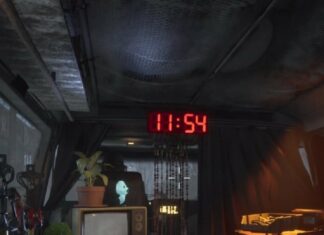 Clock in the Hunters' van