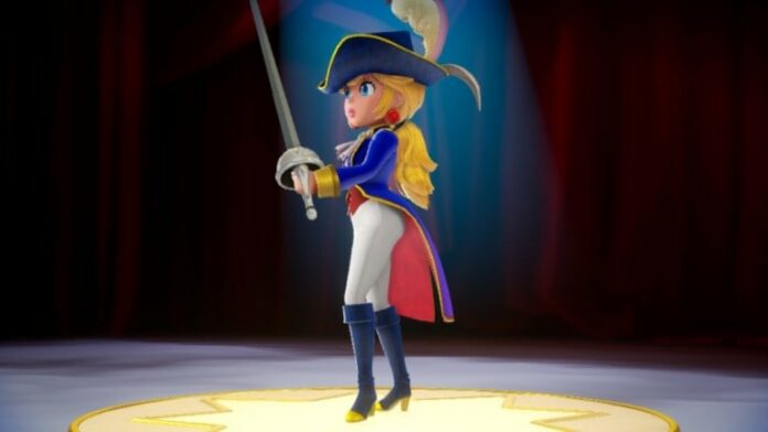 Princess Peach as Swordfighter Peach