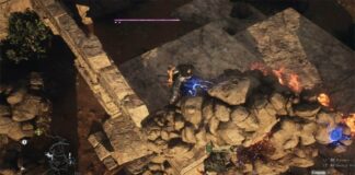 dragon's dogma 2 player fighting a boss