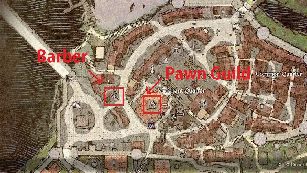 Vernworth, capitale de Vermund, carte dans Dragon's Dogma 2