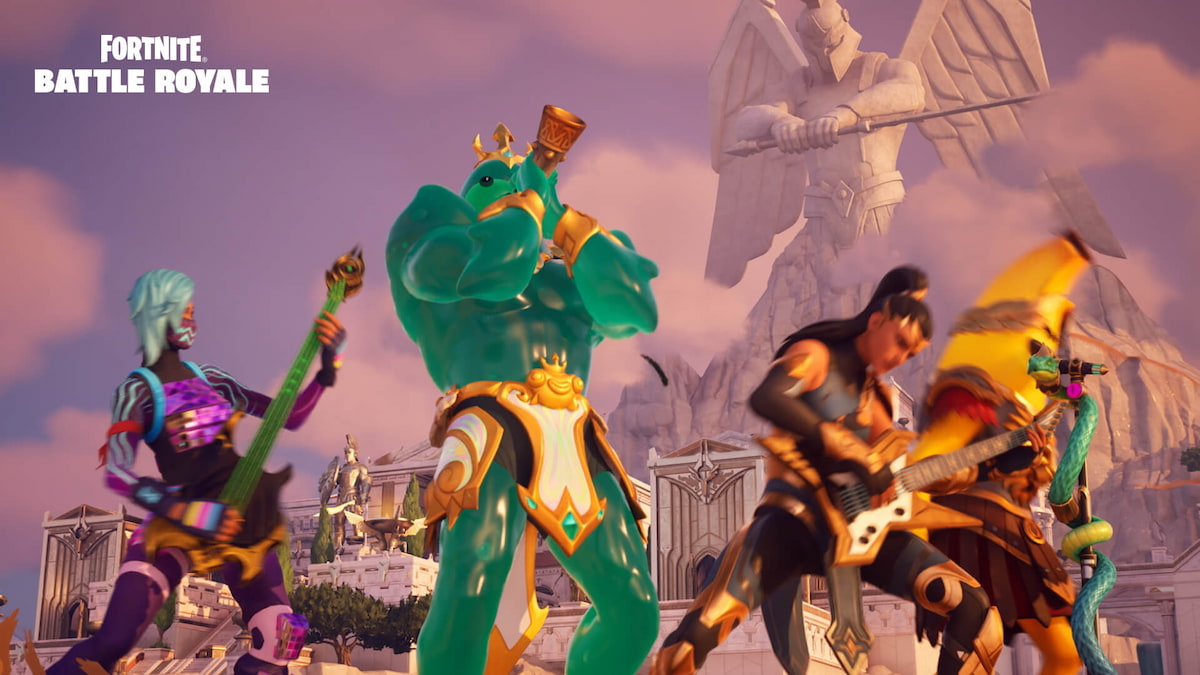 joueurs jouant des instruments de musique dans Fortnite