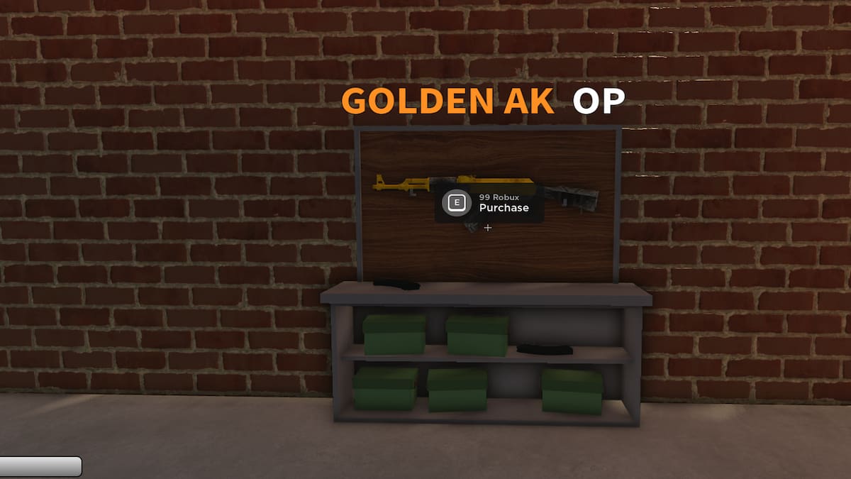 Le Golden AK-47 à acheter dans A Dusty Trip