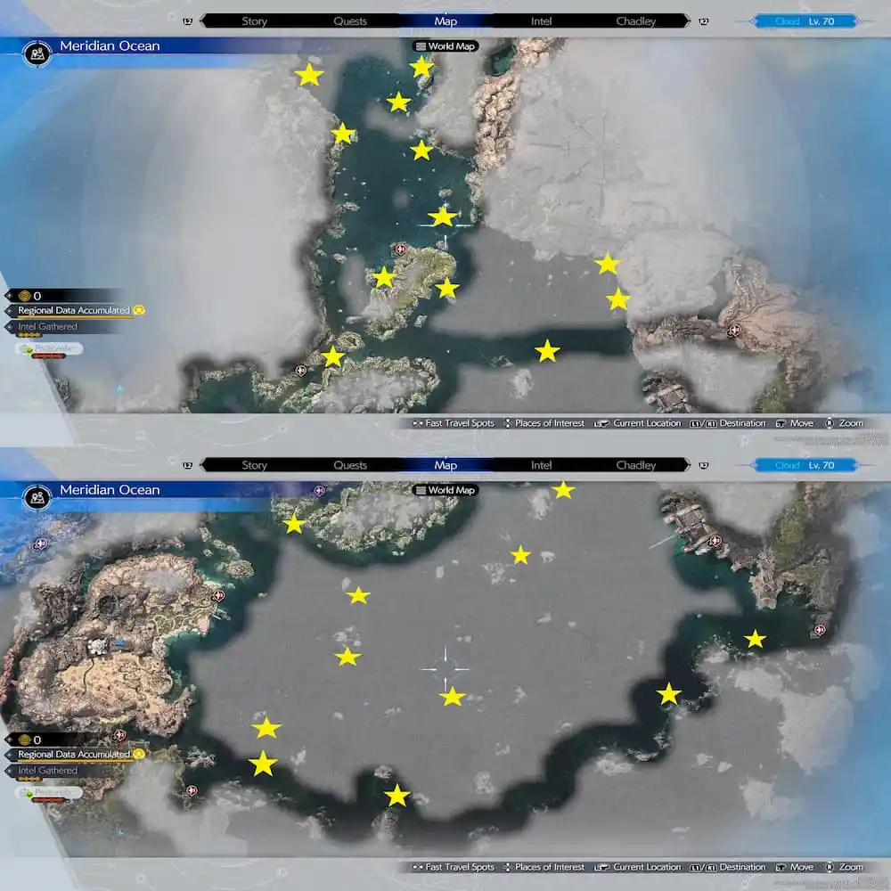 Cartes de localisation de Final Fantasy 7 Rebirth Pirate Jetseam
