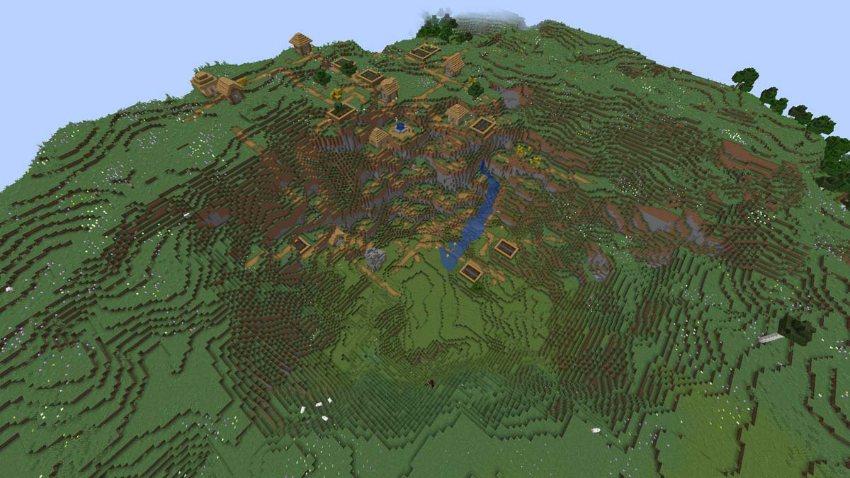 Village profond dans Minecraft