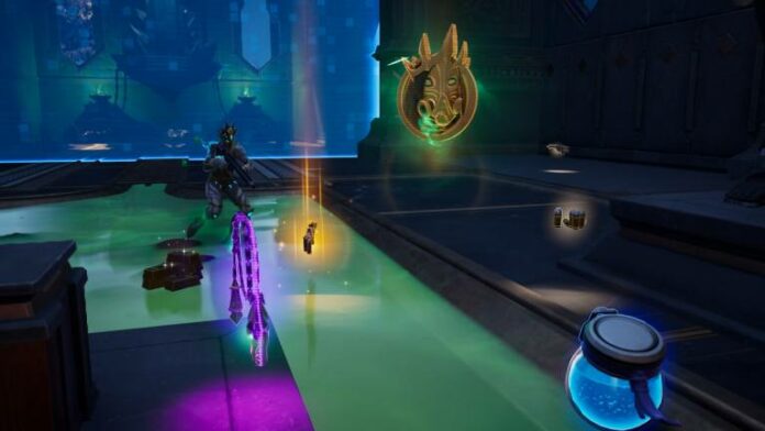 Hades dropped loot after defeating him. Gold token of Aspect of the Gods, Chains of Hades weapon, shield potions, and Mythic SMG