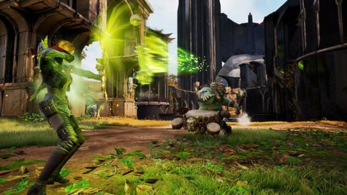 Official image of Predecessor, Sparrow hero shooting bow at an enemy