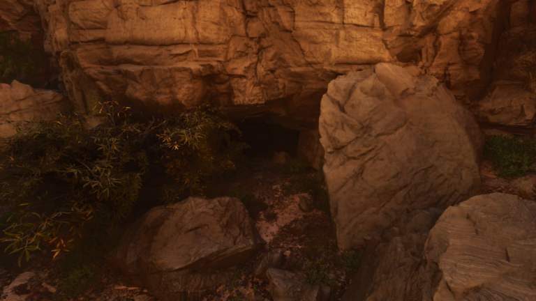 Emplacement de la grotte de l'obélisque bleu dans ARK Scorched Earth Ascended (carte)