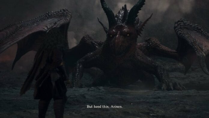 facing down the true dragon in dragons dogma 2