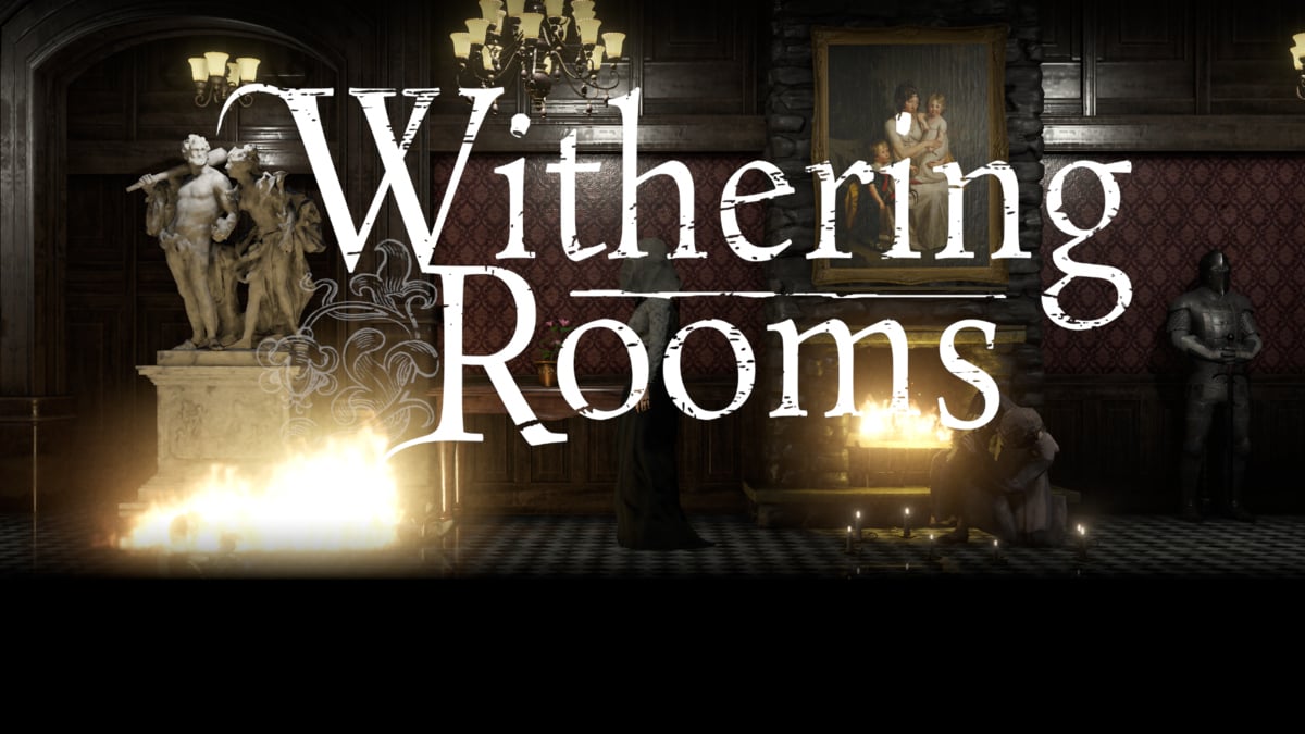 Écran titre de l'après-prologue de Withering Rooms