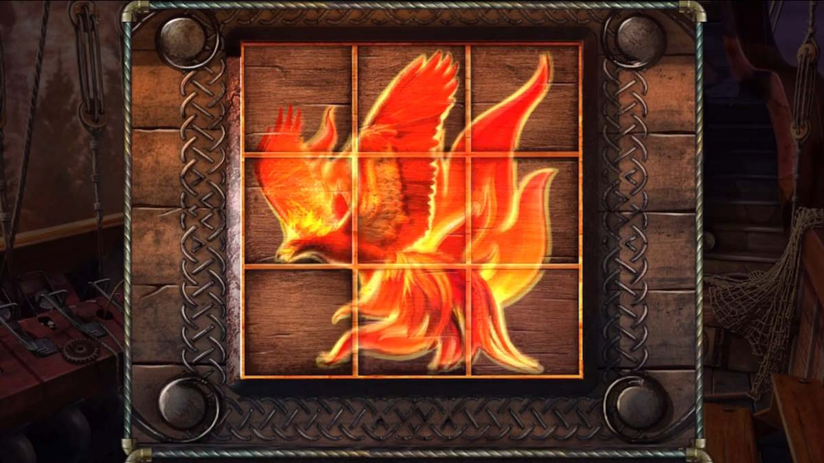 La solution du puzzle coulissant Firebird dans Darkness and Flame 4 Enemy in Reflection