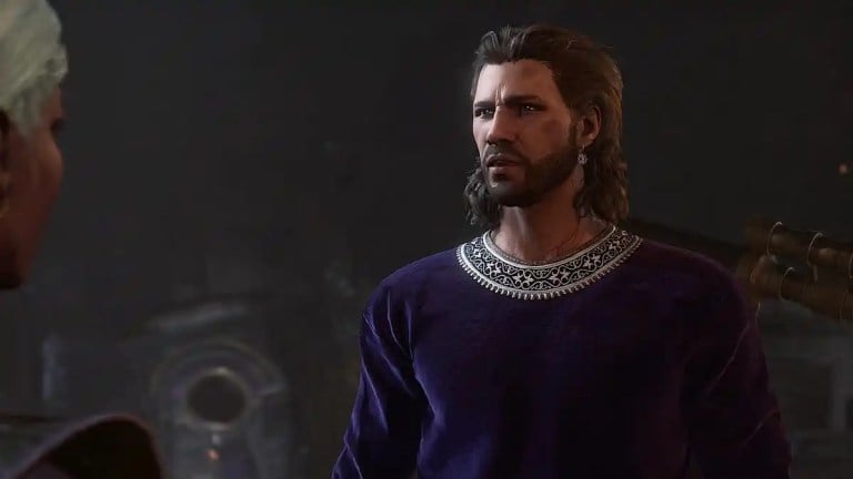 gale looking confused in baldur's gate 3