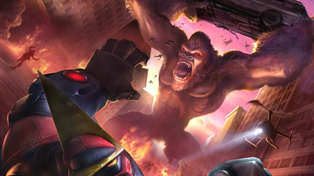 King Kong attaque dans La Guerre des Monstres