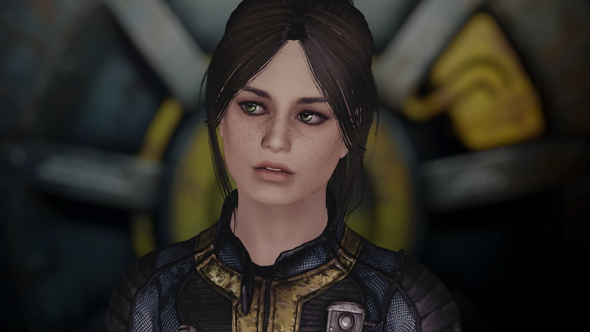 Lucy MacLean créée via le mod Lucy Preset Fallout 4 de Viper