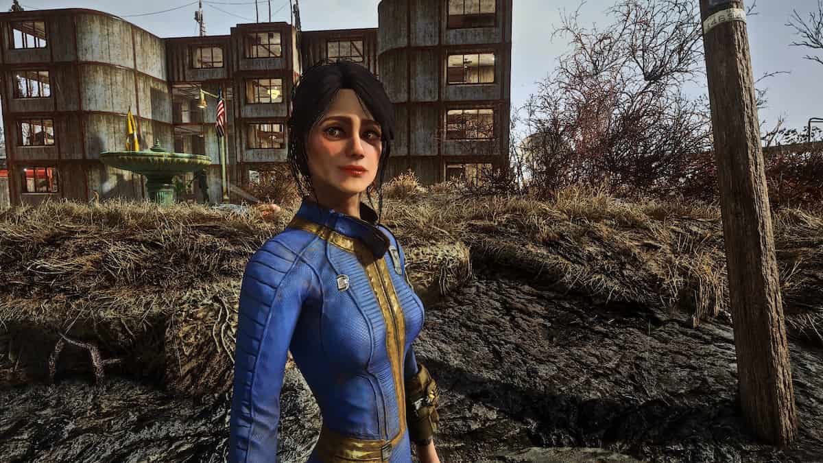 Lucy créée via le mod Vault Girl Recreations Fallout 4