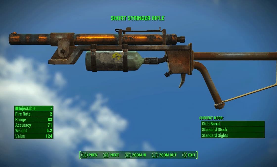 Carabine à air comprimé courte Fallout 4