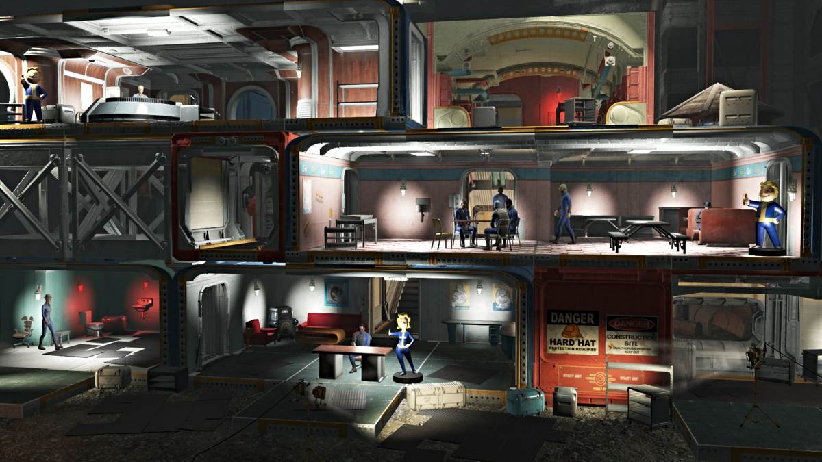 Fallout 4, un exemple de configuration de coffre-fort que les joueurs peuvent créer dans le DLC