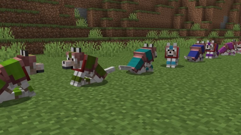 Armored wolves from the Shy Friends and Armored Paws trailer.