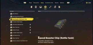 Speed Booster Chip in Sand Land