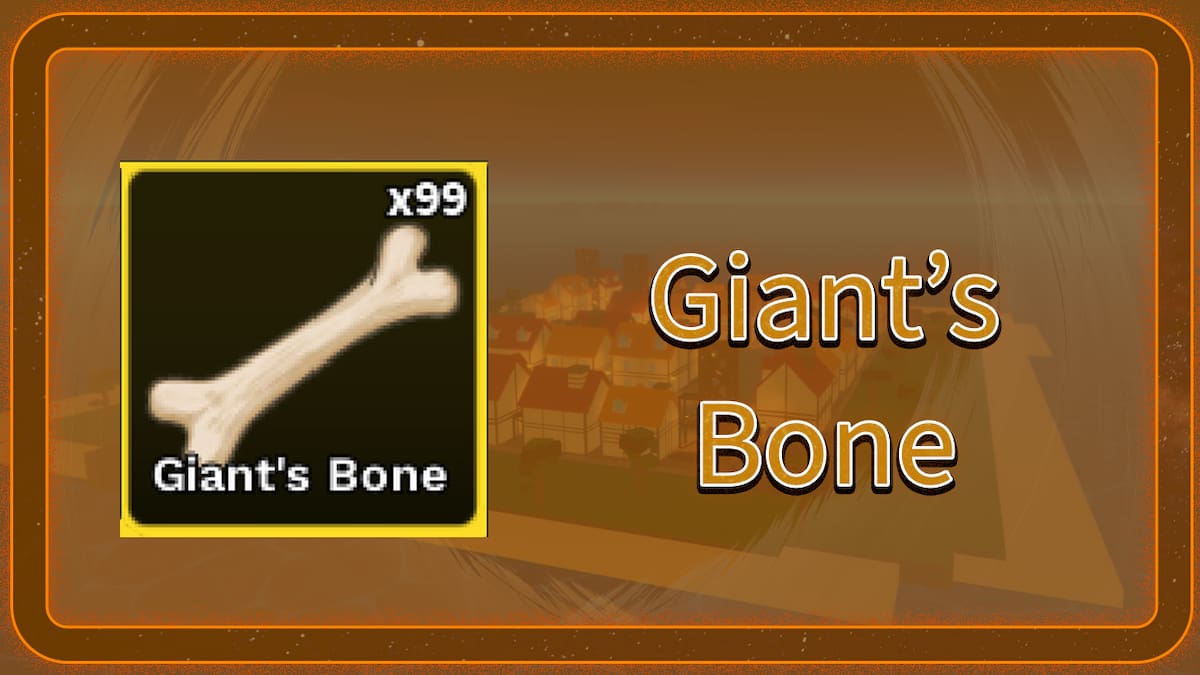 L'os géant dans Roblox Demon Piece