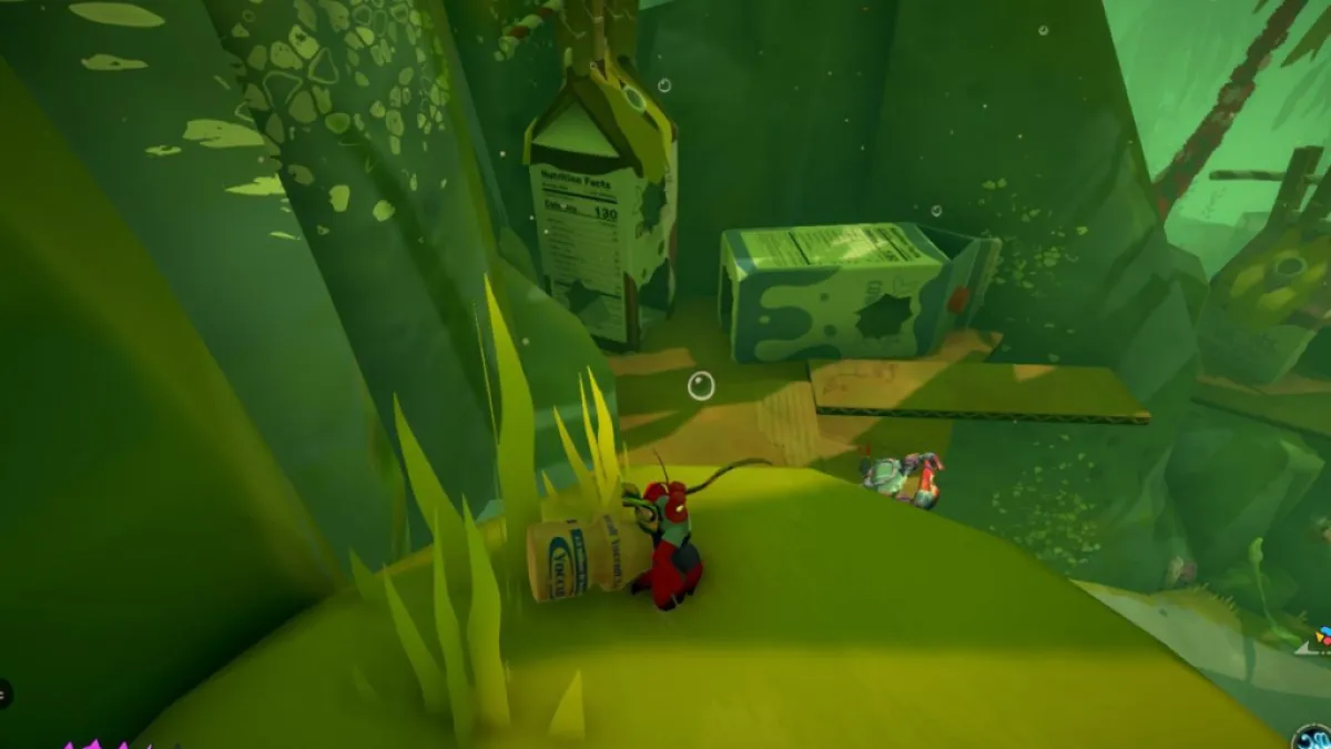 Le chemin vers le Consortium à travers les plateformes dans Another Crab's Treasure