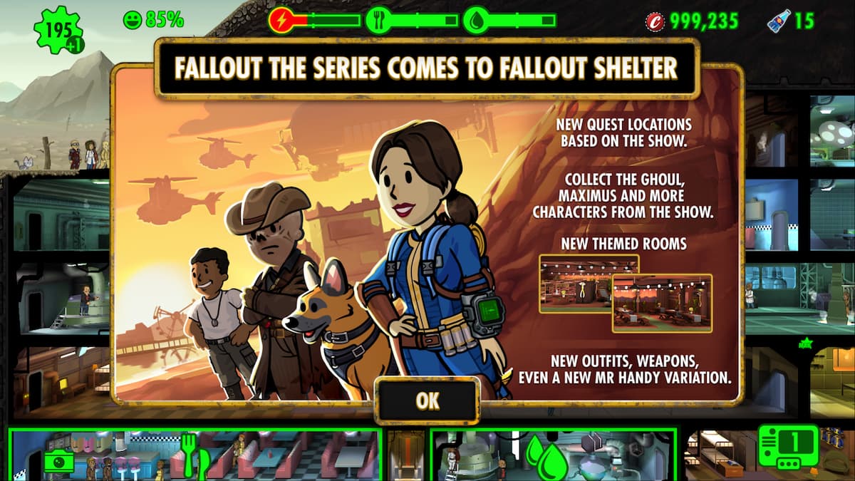 Mise à jour du contenu de l'émission Prime Fallout.