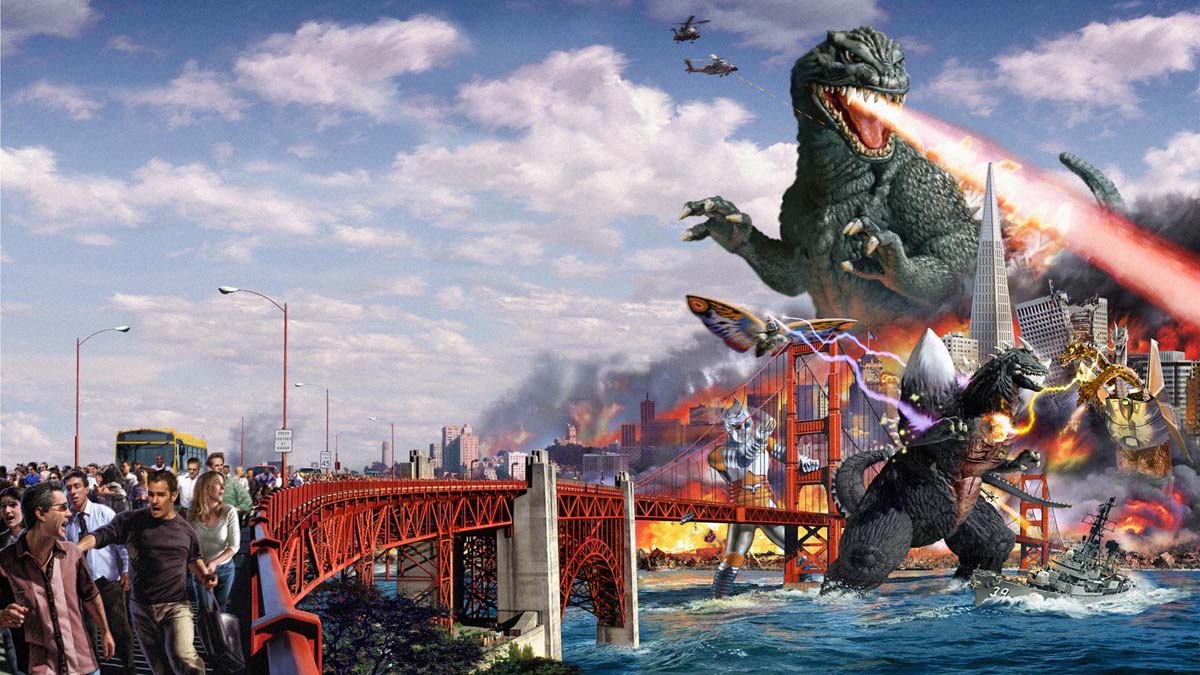 Godzilla : Sauvez la Terre, art clé officiel