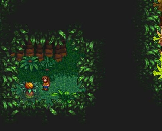 Golden Walnut in a bush in secret jungle passageway