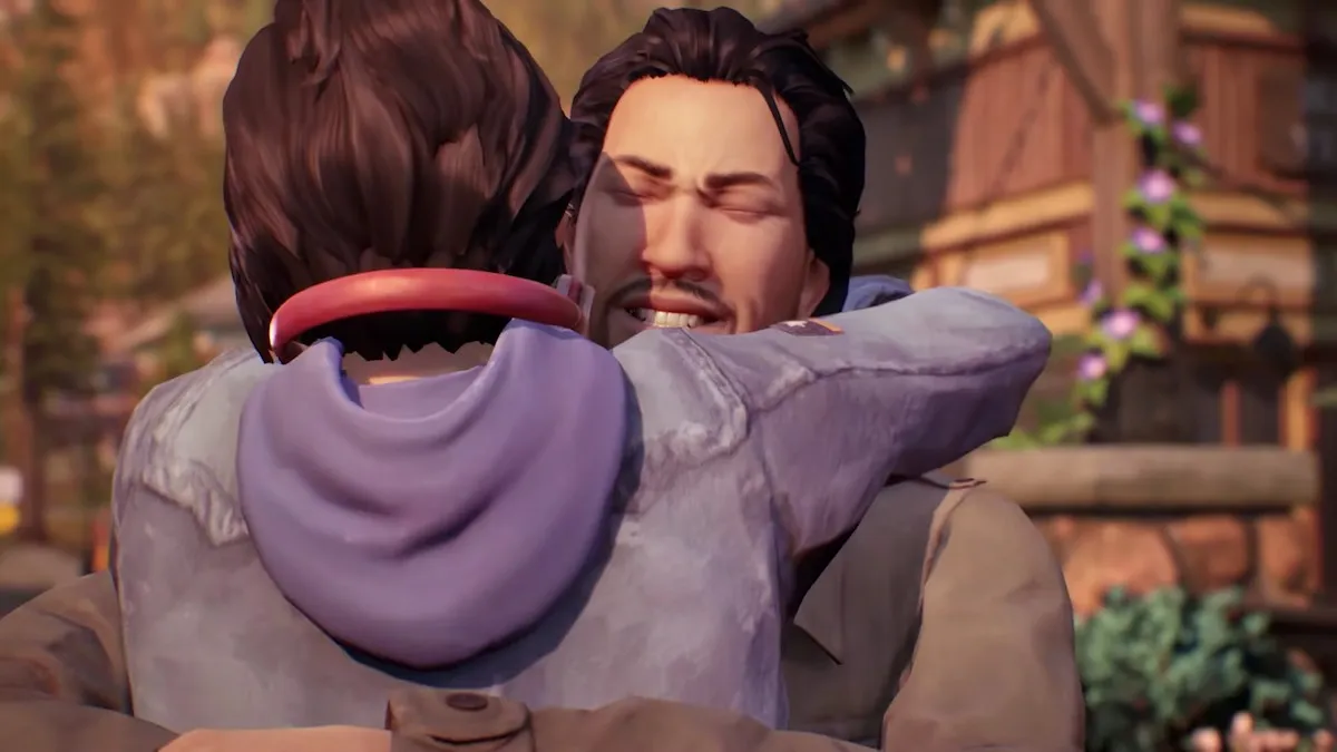 Alex et Gabe se réunissent pour la première fois depuis des années lors de l'intro de Life is Strange : True Colors