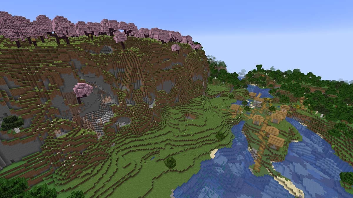 Village de la vallée fluviale dans Minecraft