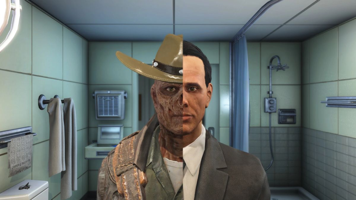 Cooper Howard de la série télévisée Fallout en tant que mod de personnage dans Fallout 4