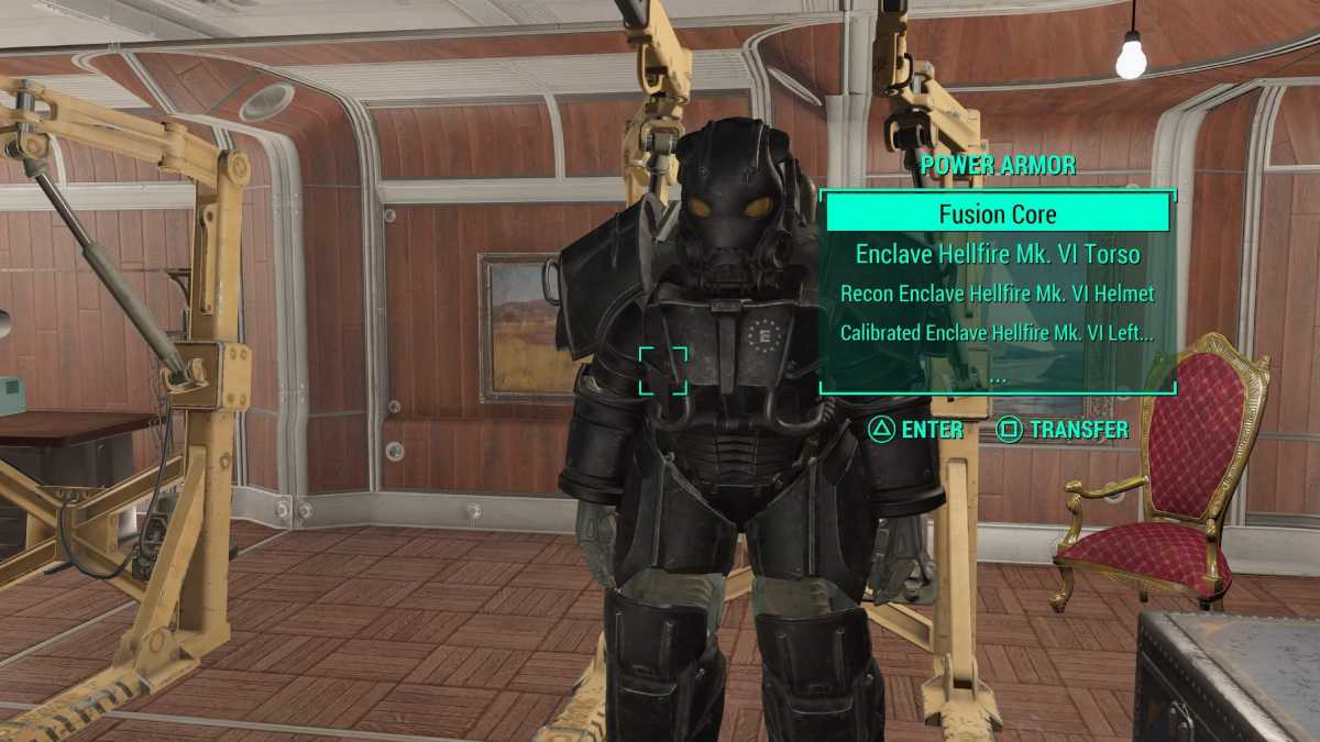 Armure assistée Enclave Hellfire dans Fallout 4