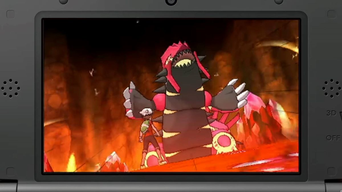 Le joueur affronte Groudon dans Pokemon ORAS