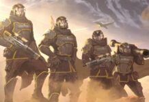 helldivers 2 player squad of four