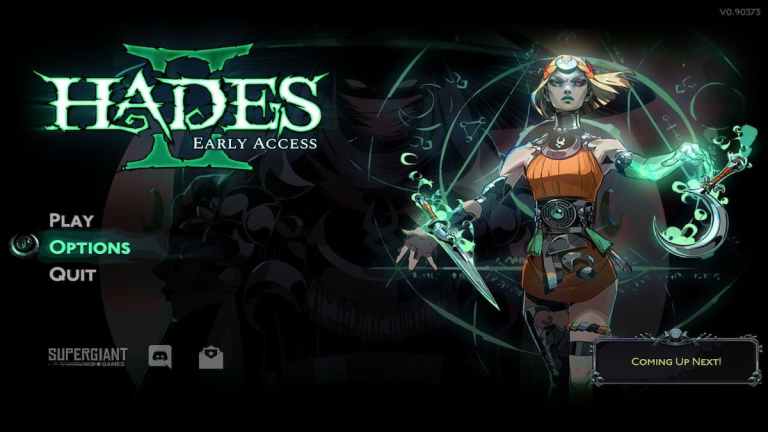 Hades 2 title screen