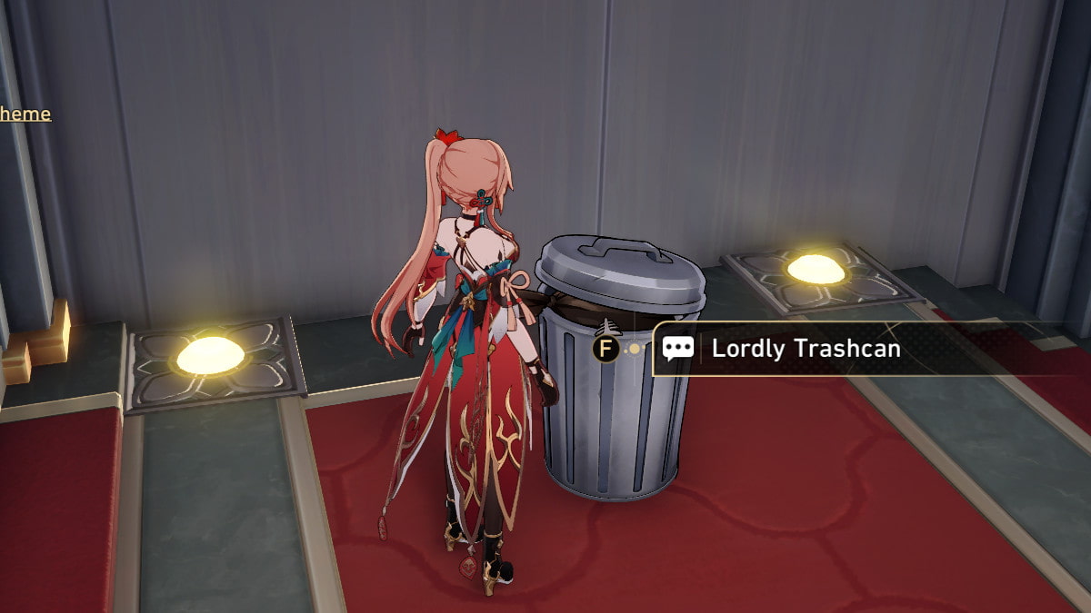 Emplacement Lordly Trashcan 1 dans Penacony Grand Threater à Honkai Star Rail.