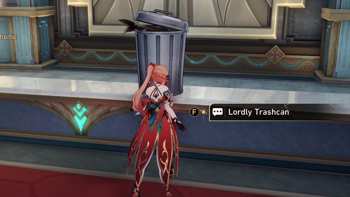 Emplacement Lordly Trashcan 2 dans Penacony Grand Threater à Honkai Star Rail.