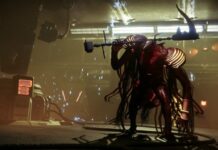 A Tormentor enemy in a ship in Destiny 2