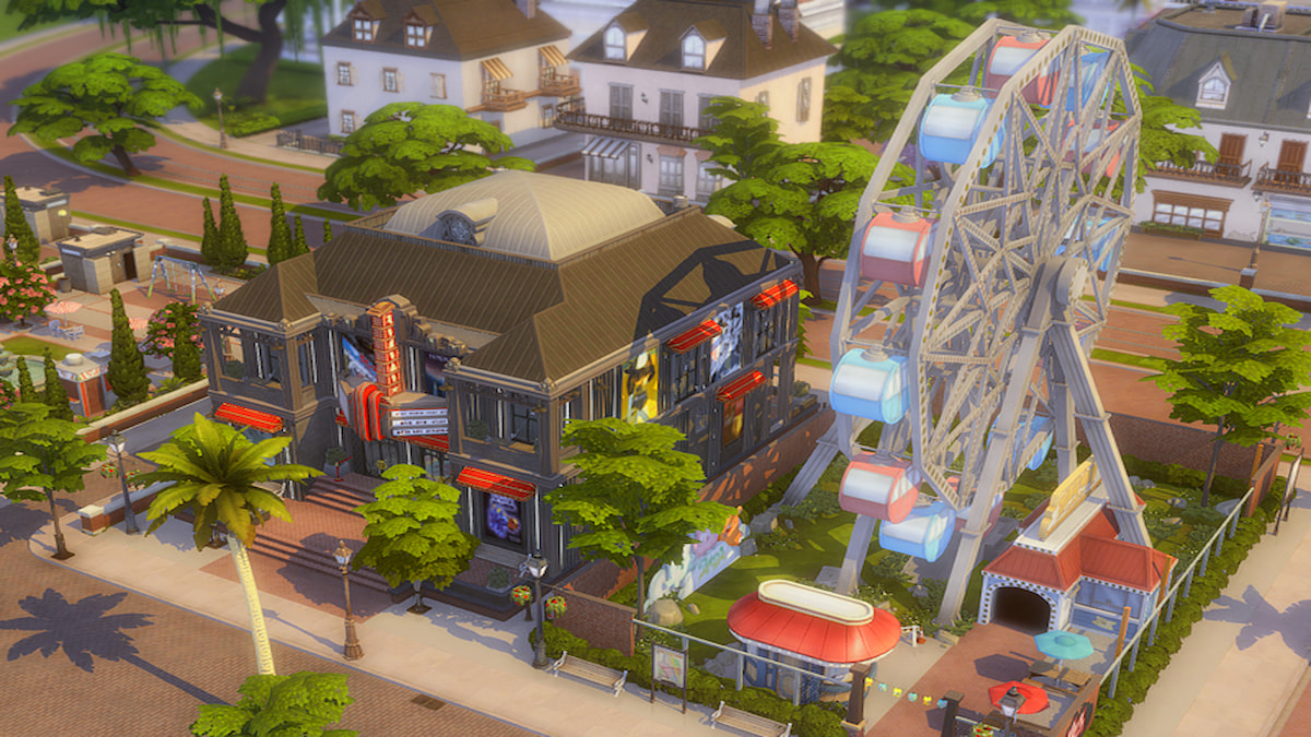 Le lot de théâtre et de grande roue de Ratboysims sauvegarde le fichier dans les Sims 4