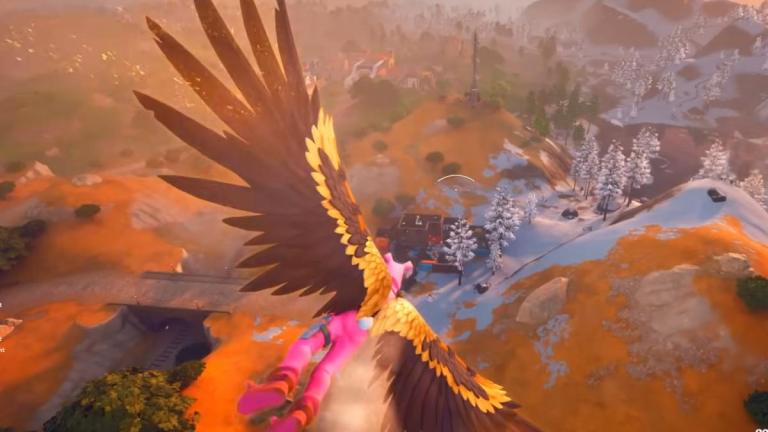 Comment parcourir une distance en volant avec Wings of Icarus dans Fortnite