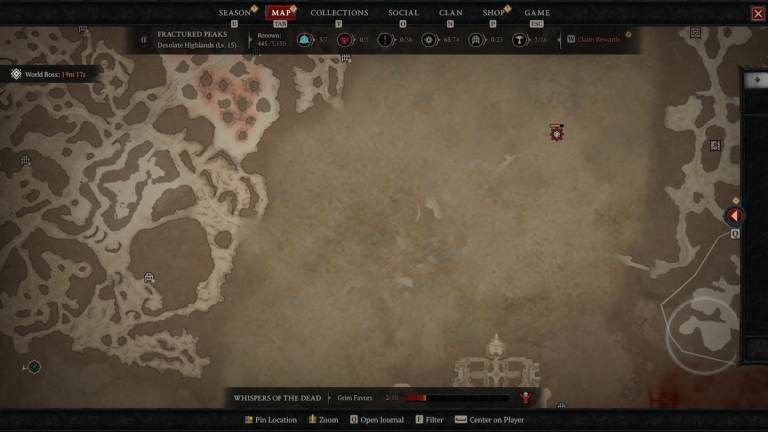 Comment corriger l'absence d'icône sur le bug de la carte dans Diablo 4 Saison 4