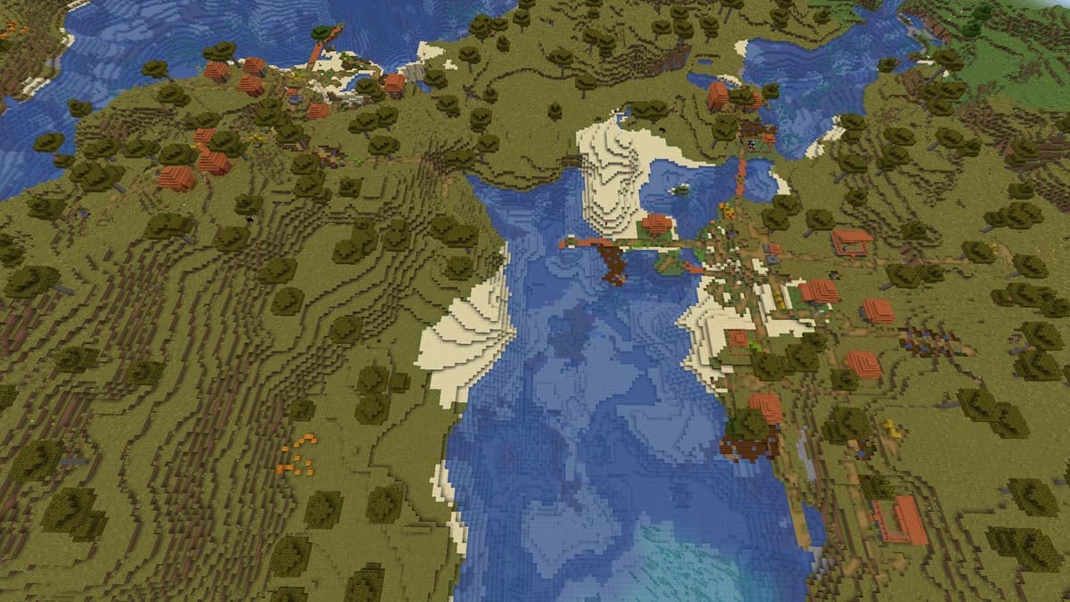 Des villages Minecraft apparaissent dans la savane