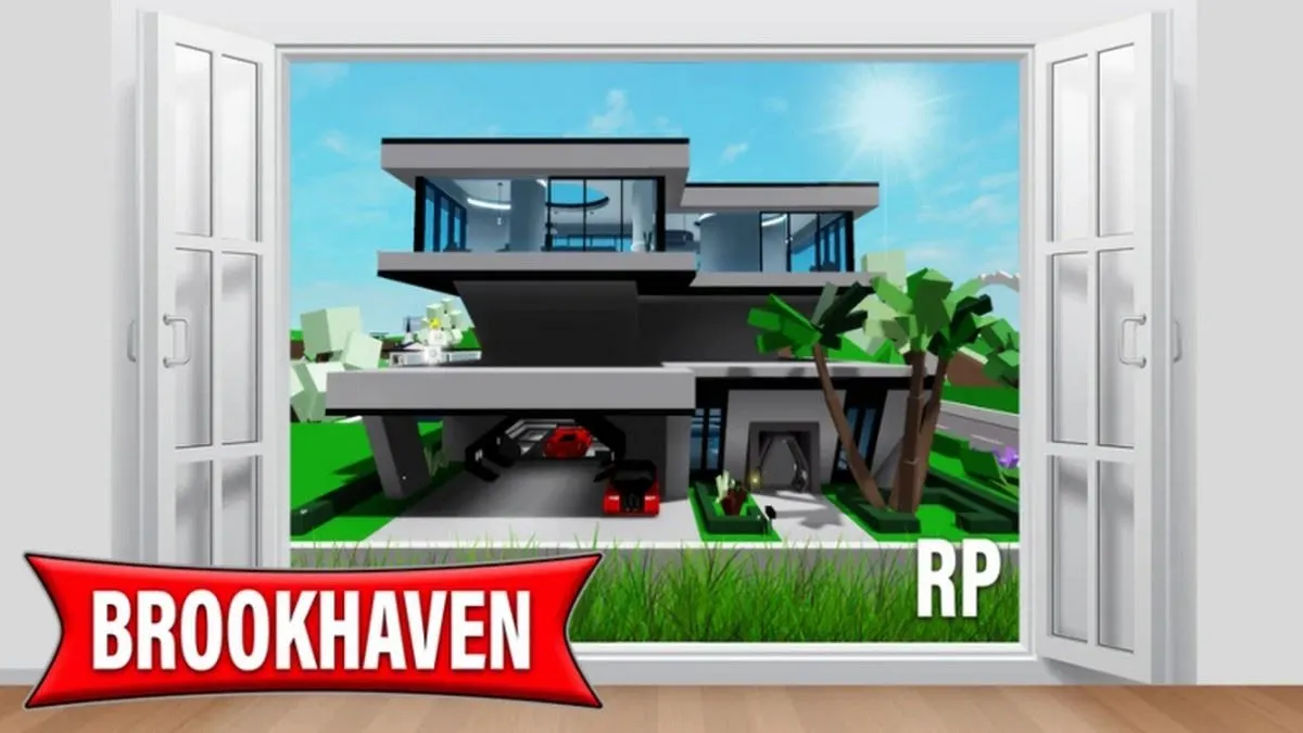 Une maison individuelle à Roblox Brookhaven RP