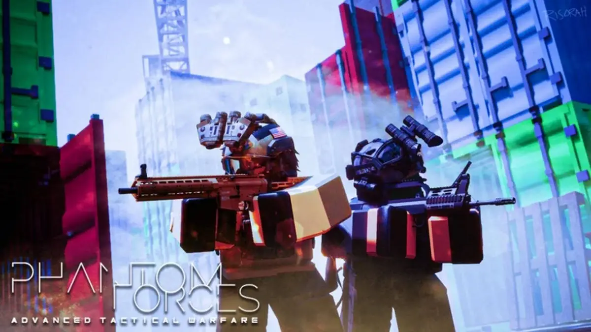 Deux soldats dans Roblox Phantom Forces