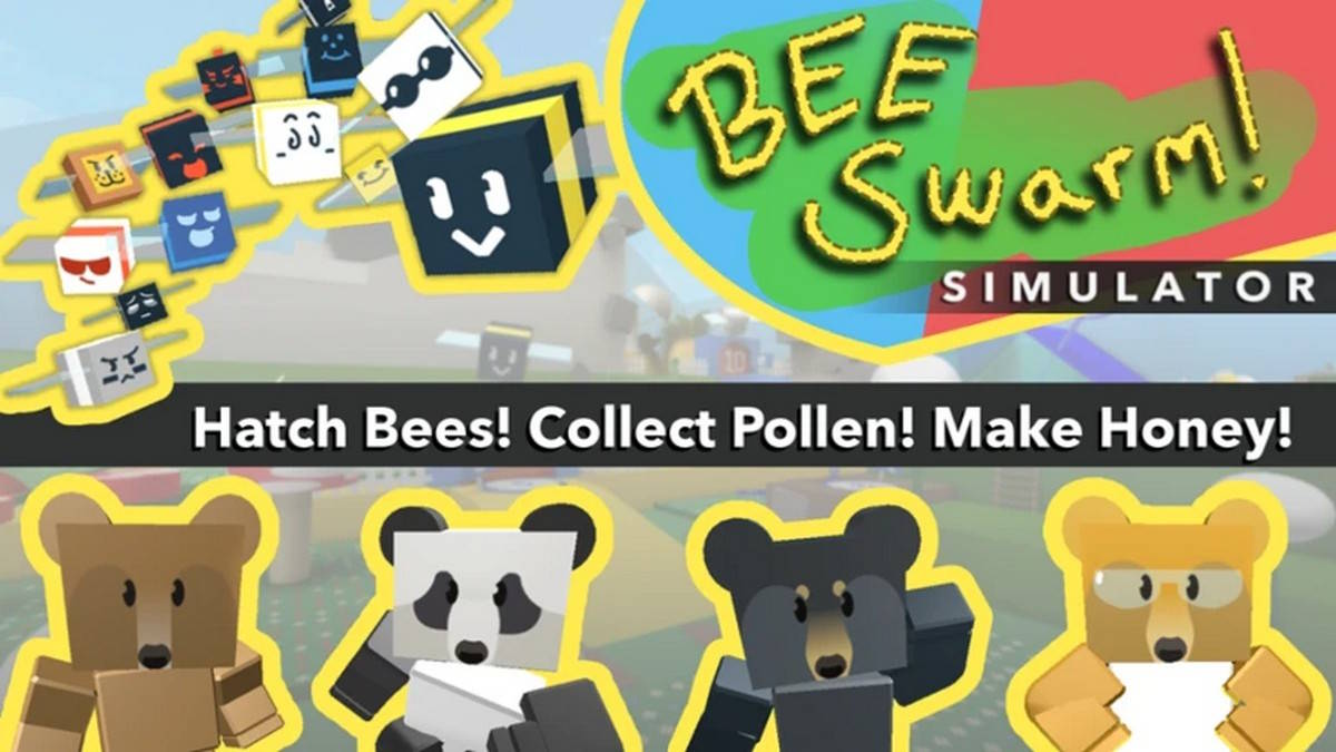 Abeilles et ours dans Roblox Bee Swarm